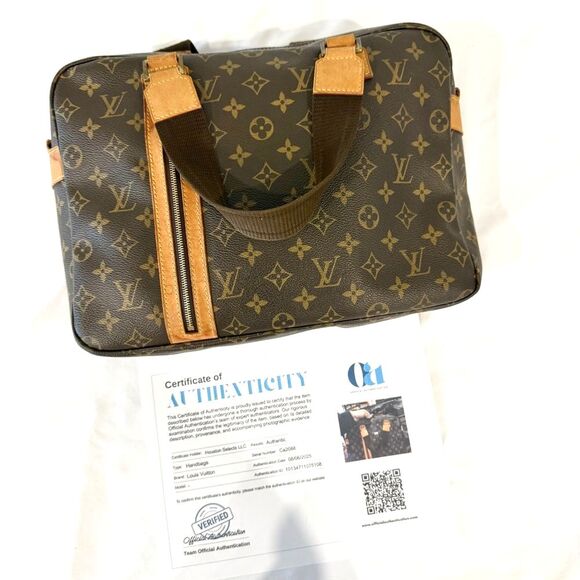 Louis Vuitton Monogram Sac Bosphore Canvas Briefcase - COA Included in Price - Picture 4 of 15